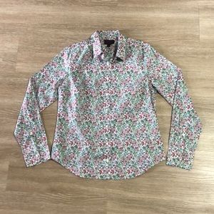 Liberty Art Fabric for J Crew, Blouse, Size 10